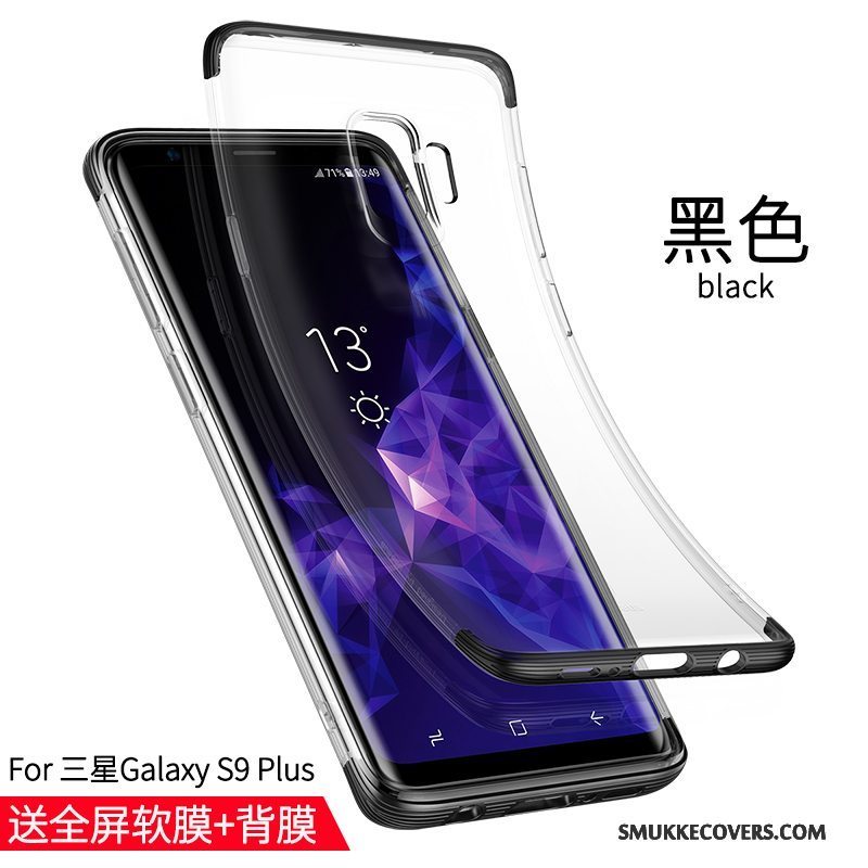 Etui Samsung Galaxy S9+ Beskyttelse Anti-fald Blå, Cover Samsung Galaxy S9+ Blød Tynd Trend