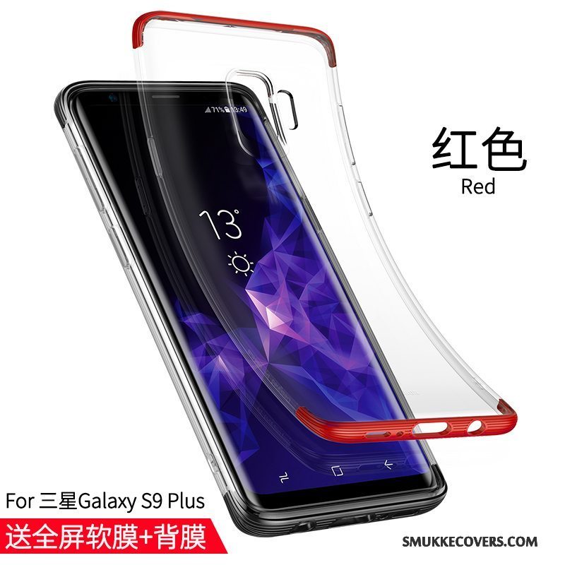 Etui Samsung Galaxy S9+ Beskyttelse Anti-fald Blå, Cover Samsung Galaxy S9+ Blød Tynd Trend