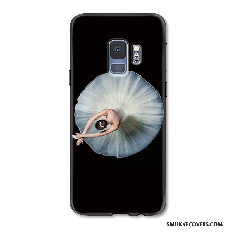 Etui Samsung Galaxy S9+ Beskyttelse Anti-fald Sort, Cover Samsung Galaxy S9+ Tasker Simple Ny