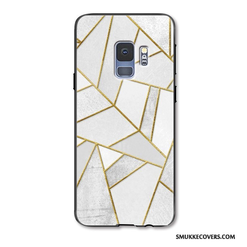 Etui Samsung Galaxy S9 Beskyttelse Anti-fald Tredimensionale, Cover Samsung Galaxy S9 Farve Telefongeometri