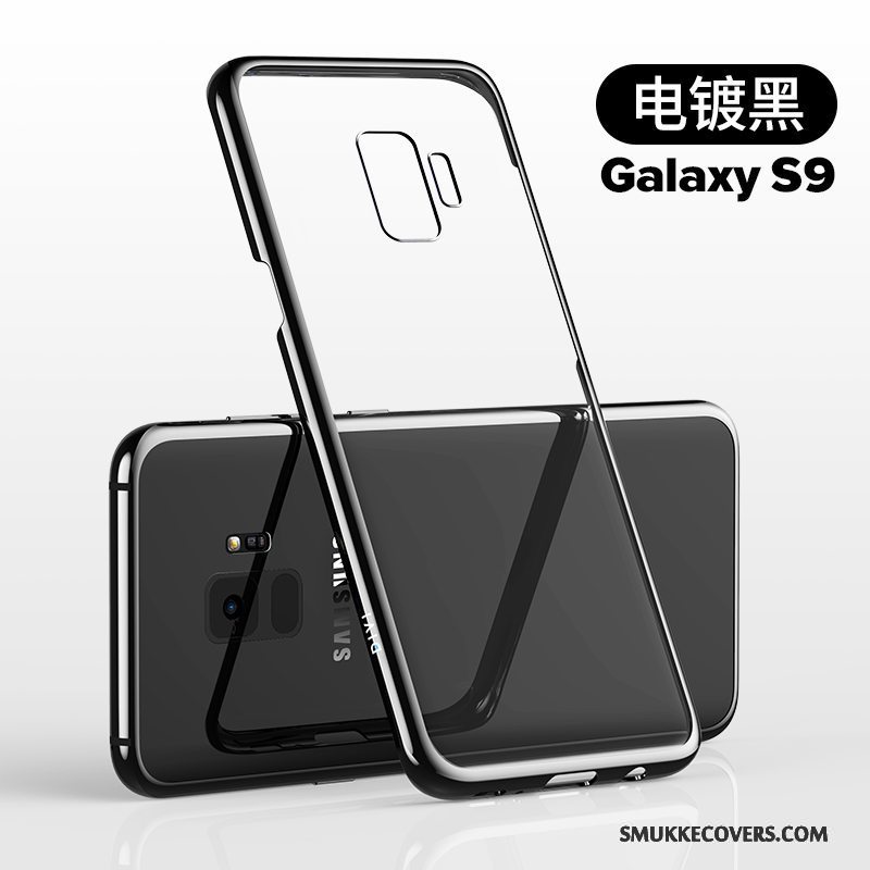 Etui Samsung Galaxy S9 Beskyttelse Gennemsigtig Lilla, Cover Samsung Galaxy S9 Tasker Anti-fald Tynd