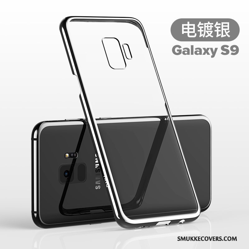 Etui Samsung Galaxy S9 Beskyttelse Gennemsigtig Lilla, Cover Samsung Galaxy S9 Tasker Anti-fald Tynd