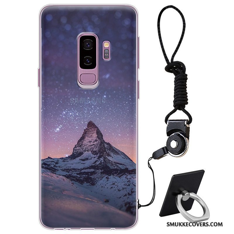 Etui Samsung Galaxy S9+ Beskyttelse Lilla Telefon, Cover Samsung Galaxy S9+ Blød Af Personlighed Elegante