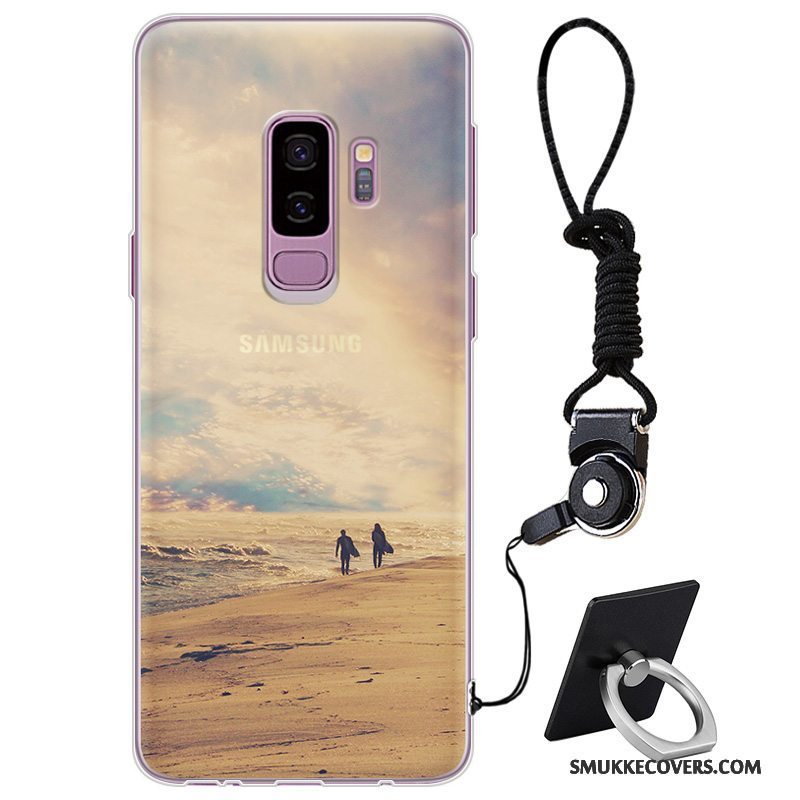 Etui Samsung Galaxy S9+ Beskyttelse Lilla Telefon, Cover Samsung Galaxy S9+ Blød Af Personlighed Elegante