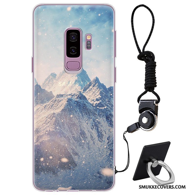 Etui Samsung Galaxy S9+ Beskyttelse Lilla Telefon, Cover Samsung Galaxy S9+ Blød Af Personlighed Elegante