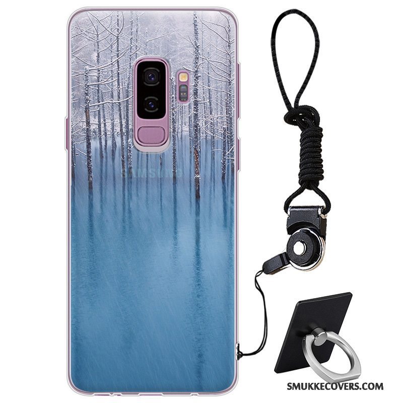 Etui Samsung Galaxy S9+ Beskyttelse Lilla Telefon, Cover Samsung Galaxy S9+ Blød Af Personlighed Elegante