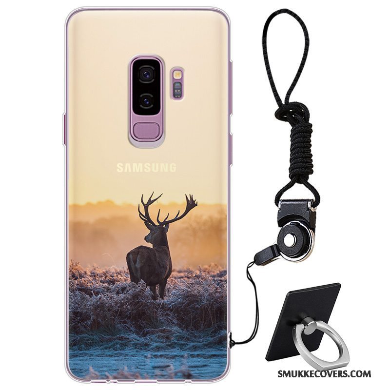 Etui Samsung Galaxy S9+ Beskyttelse Lilla Telefon, Cover Samsung Galaxy S9+ Blød Af Personlighed Elegante