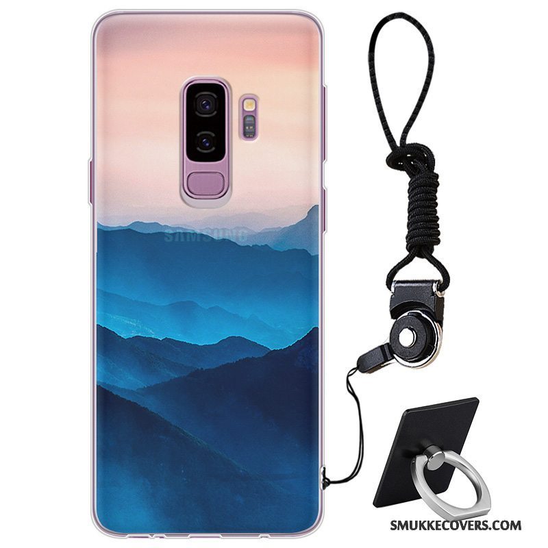 Etui Samsung Galaxy S9+ Beskyttelse Lilla Telefon, Cover Samsung Galaxy S9+ Blød Af Personlighed Elegante