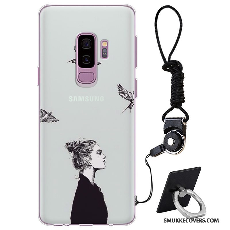 Etui Samsung Galaxy S9+ Beskyttelse Lilla Telefon, Cover Samsung Galaxy S9+ Blød Af Personlighed Elegante