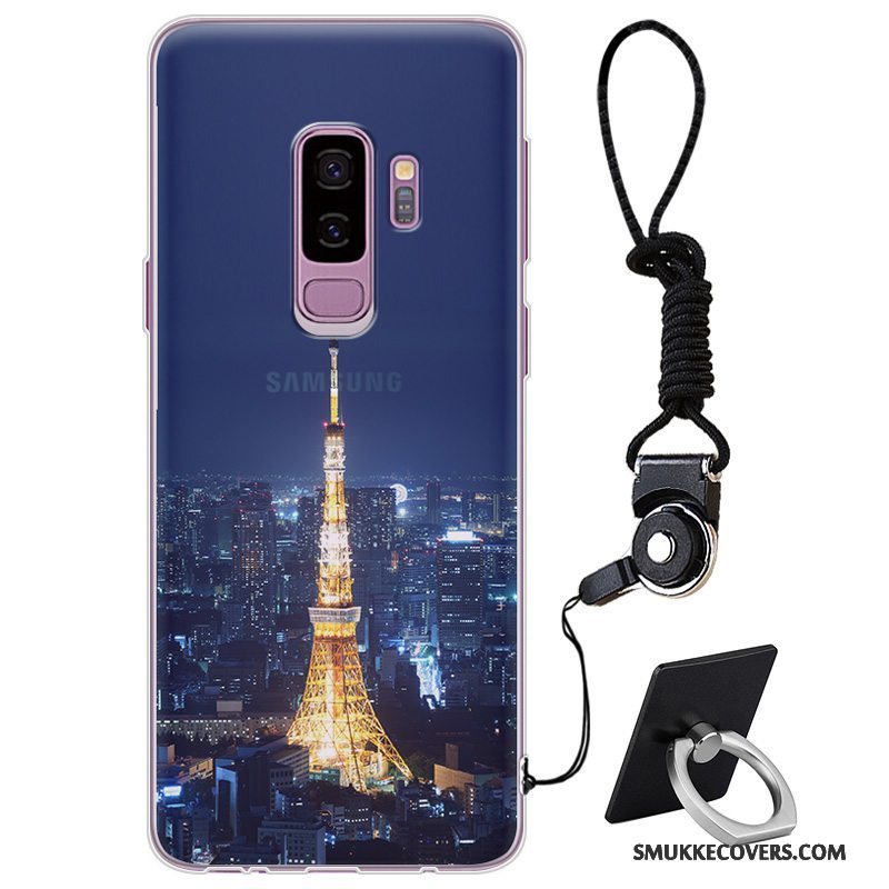 Etui Samsung Galaxy S9+ Beskyttelse Lilla Telefon, Cover Samsung Galaxy S9+ Blød Af Personlighed Elegante