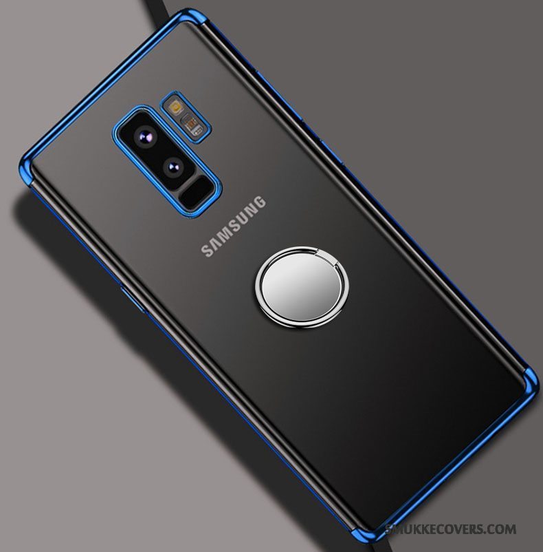 Etui Samsung Galaxy S9+ Beskyttelse Ring Anti-fald, Cover Samsung Galaxy S9+ Support Gennemsigtig Telefon