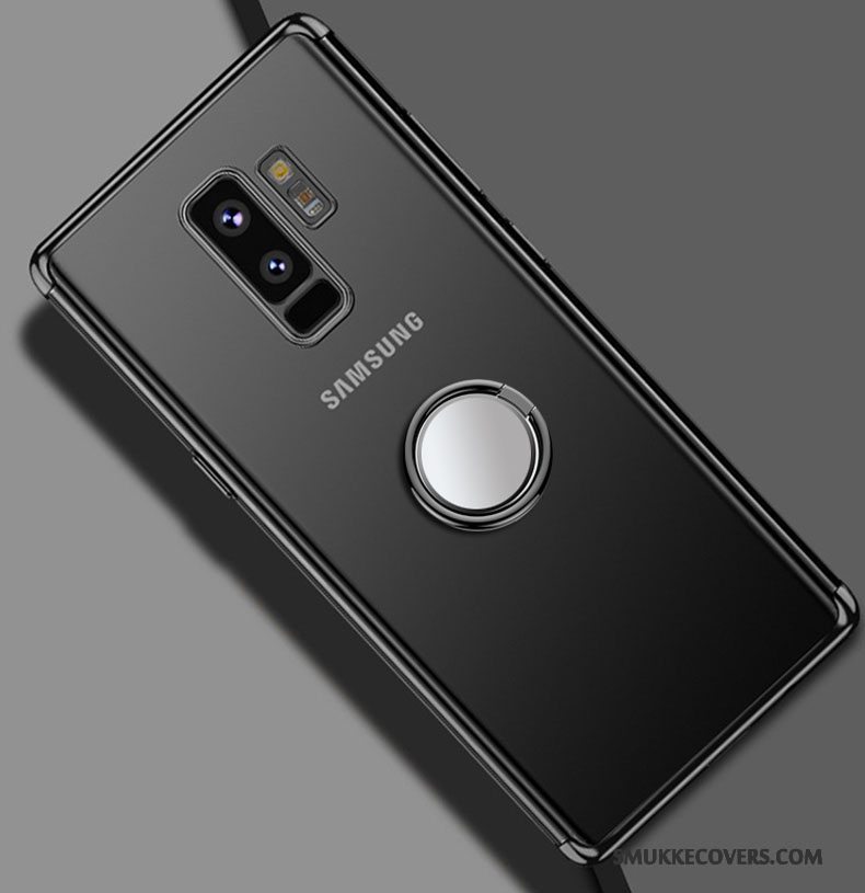 Etui Samsung Galaxy S9+ Beskyttelse Ring Anti-fald, Cover Samsung Galaxy S9+ Support Gennemsigtig Telefon