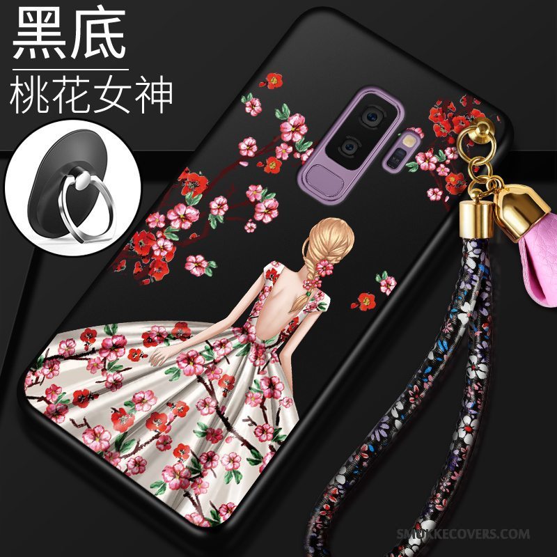 Etui Samsung Galaxy S9+ Beskyttelse Rød Telefon, Cover Samsung Galaxy S9+ Blød Trend Anti-fald