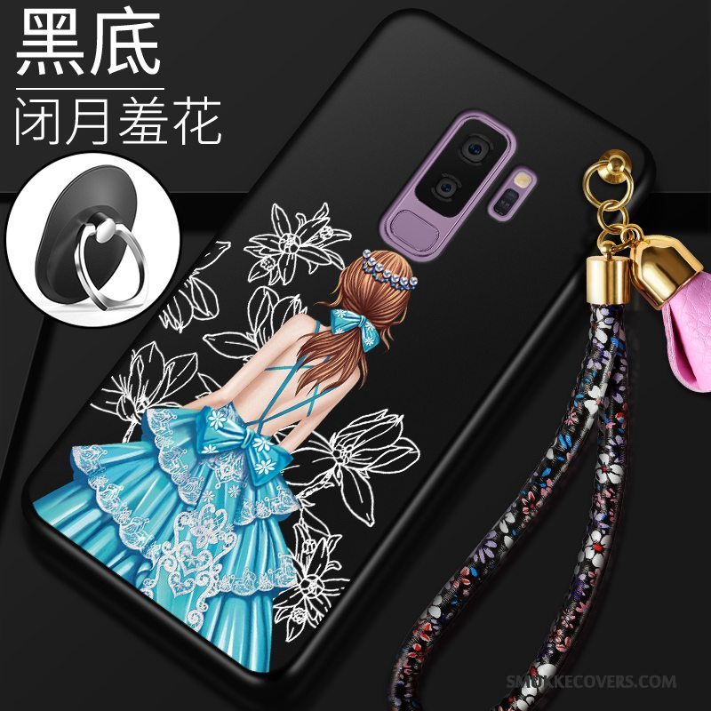 Etui Samsung Galaxy S9+ Beskyttelse Rød Telefon, Cover Samsung Galaxy S9+ Blød Trend Anti-fald