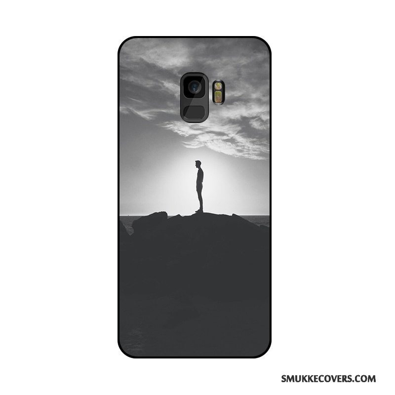 Etui Samsung Galaxy S9+ Beskyttelse Smuk Grå, Cover Samsung Galaxy S9+ Relief Ungdom Hængende Ornamenter