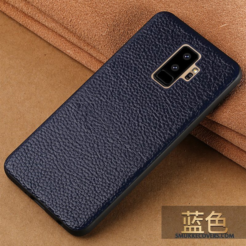 Etui Samsung Galaxy S9+ Beskyttelse Sort Dyb Farve, Cover Samsung Galaxy S9+ Tasker Af Personlighed Tynd