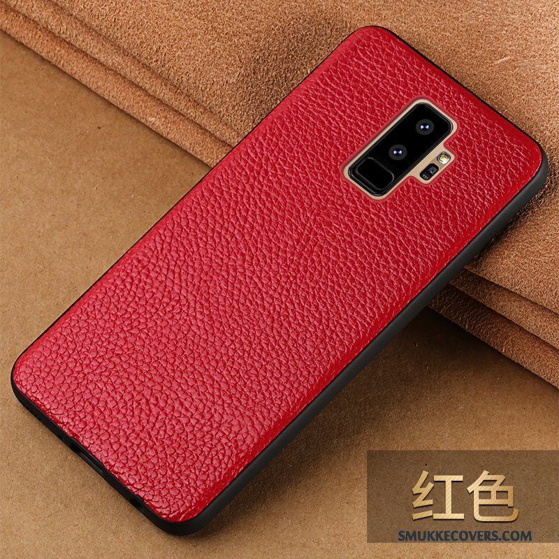 Etui Samsung Galaxy S9+ Beskyttelse Sort Dyb Farve, Cover Samsung Galaxy S9+ Tasker Af Personlighed Tynd