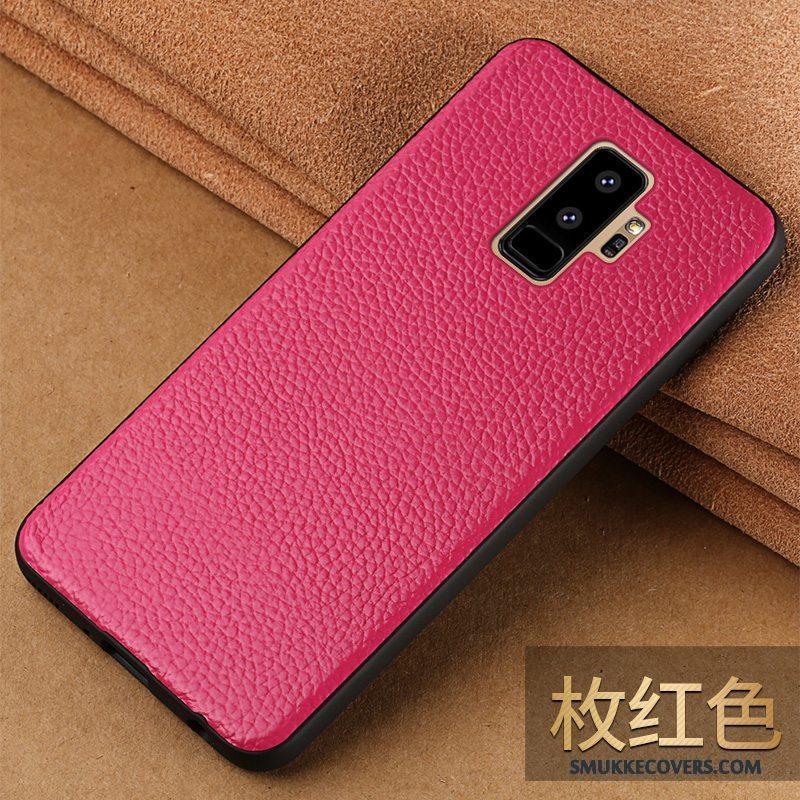 Etui Samsung Galaxy S9+ Beskyttelse Sort Dyb Farve, Cover Samsung Galaxy S9+ Tasker Af Personlighed Tynd