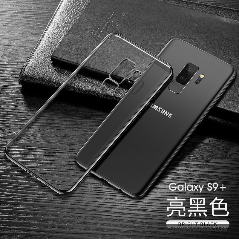 Etui Samsung Galaxy S9+ Beskyttelse Telefonmørkeblå, Cover Samsung Galaxy S9+ Tasker Tynd Gennemsigtig