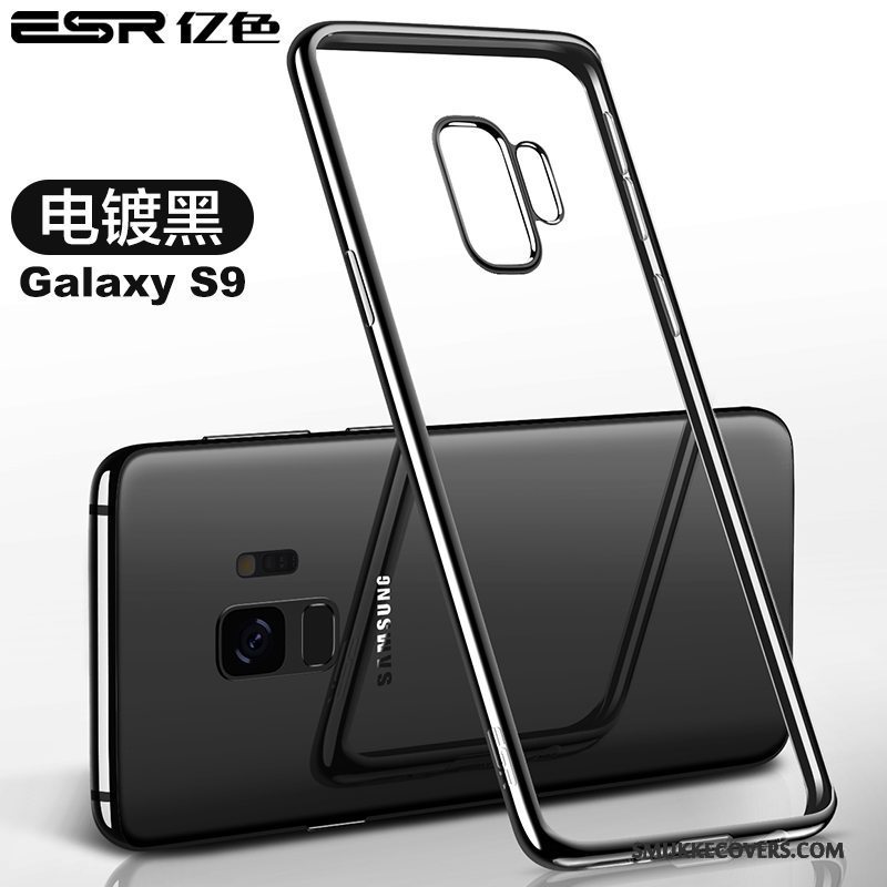 Etui Samsung Galaxy S9 Beskyttelse Tynd Telefon, Cover Samsung Galaxy S9 Tasker Gennemsigtig Lilla