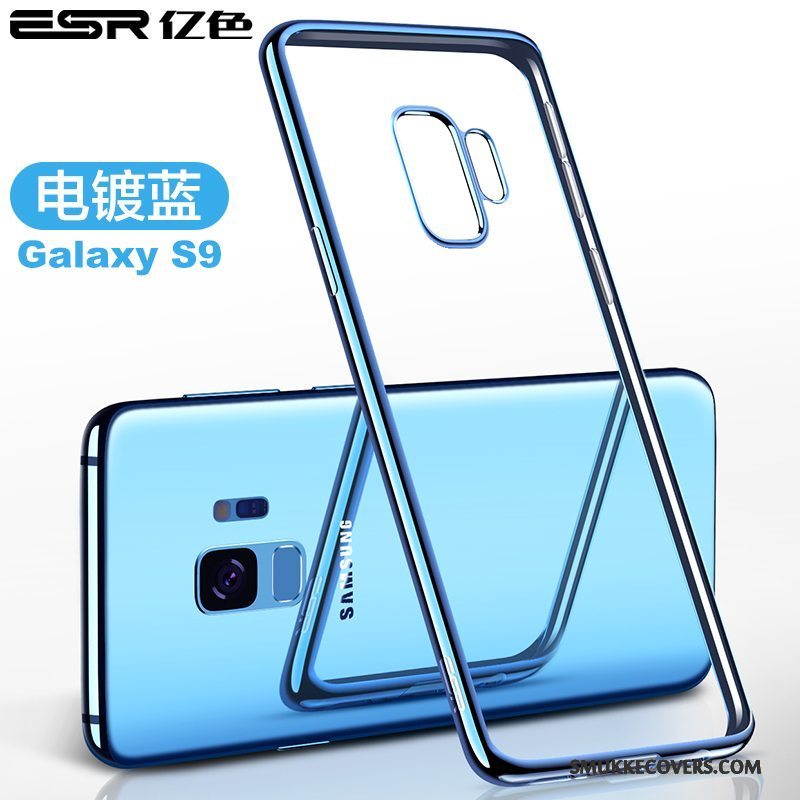 Etui Samsung Galaxy S9 Beskyttelse Tynd Telefon, Cover Samsung Galaxy S9 Tasker Gennemsigtig Lilla