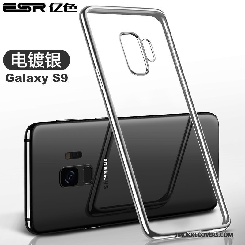 Etui Samsung Galaxy S9 Beskyttelse Tynd Telefon, Cover Samsung Galaxy S9 Tasker Gennemsigtig Lilla