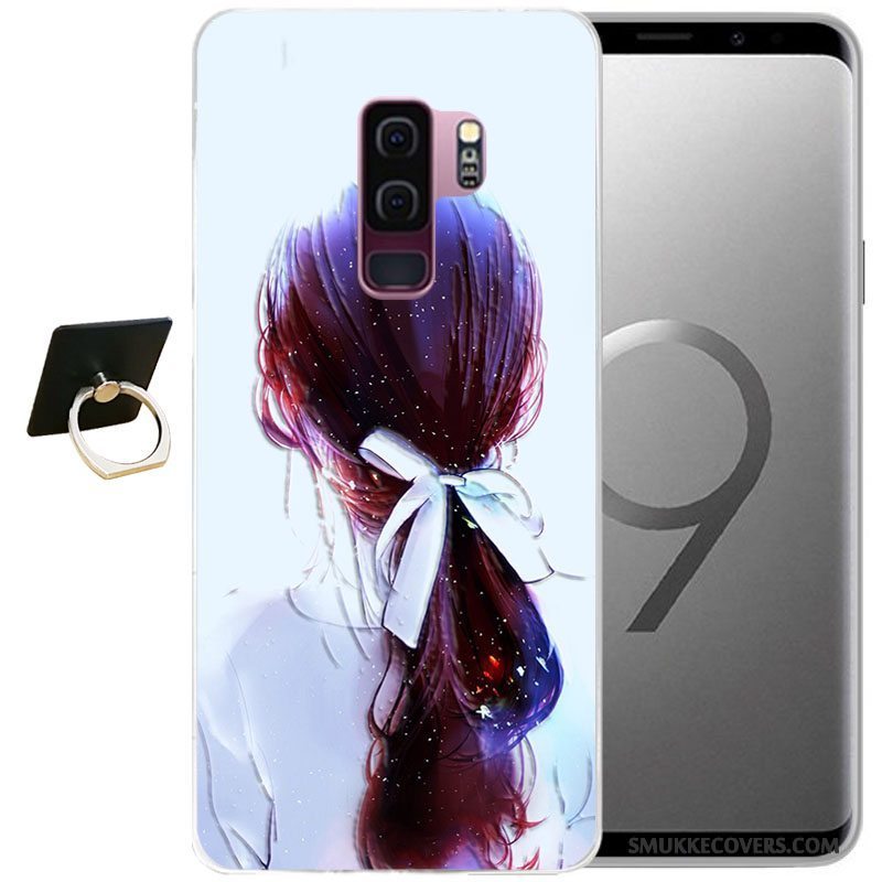 Etui Samsung Galaxy S9 Beskyttelse Vind Grå, Cover Samsung Galaxy S9 Relief Telefon