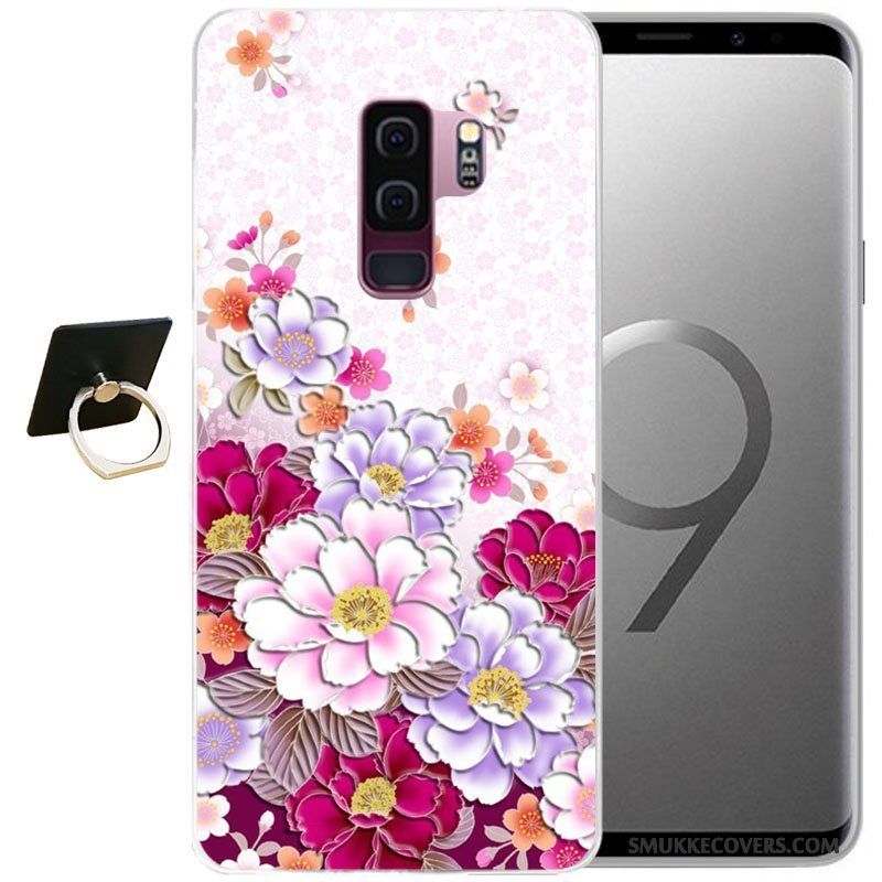 Etui Samsung Galaxy S9 Beskyttelse Vind Grå, Cover Samsung Galaxy S9 Relief Telefon