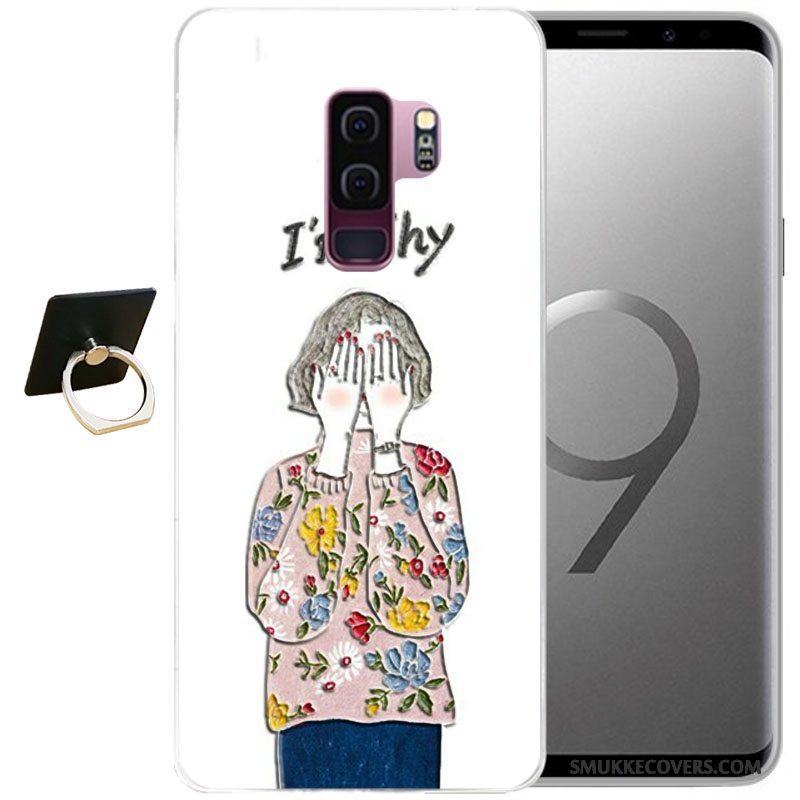 Etui Samsung Galaxy S9 Beskyttelse Vind Grå, Cover Samsung Galaxy S9 Relief Telefon