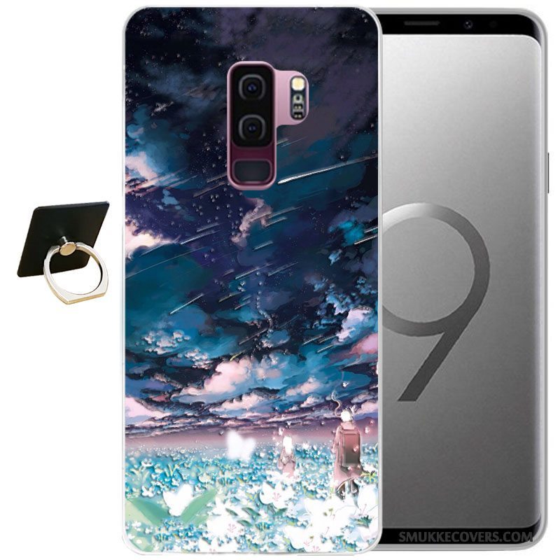 Etui Samsung Galaxy S9 Beskyttelse Vind Grå, Cover Samsung Galaxy S9 Relief Telefon