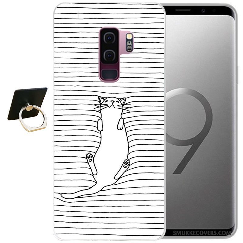 Etui Samsung Galaxy S9 Beskyttelse Vind Grå, Cover Samsung Galaxy S9 Relief Telefon