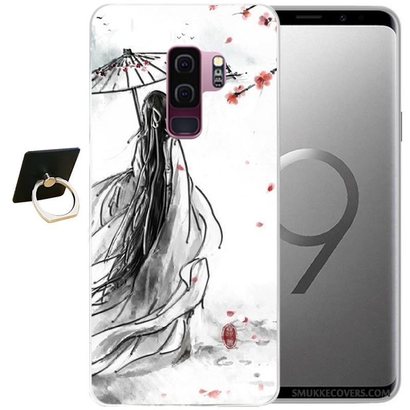 Etui Samsung Galaxy S9 Beskyttelse Vind Grå, Cover Samsung Galaxy S9 Relief Telefon