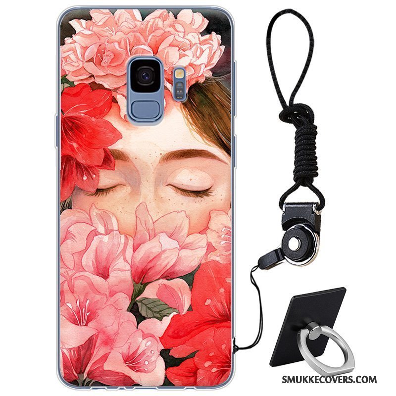 Etui Samsung Galaxy S9 Blød Anti-fald Sort, Cover Samsung Galaxy S9 Beskyttelse Elegante Trend