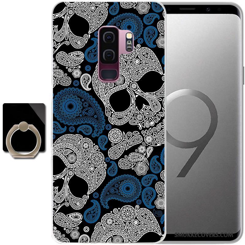 Etui Samsung Galaxy S9 Blød Anti-fald Sort, Cover Samsung Galaxy S9 Malet Af Personlighed Telefon