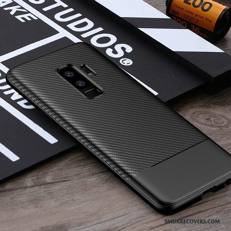 Etui Samsung Galaxy S9+ Blød Anti-fald Telefon, Cover Samsung Galaxy S9+ Tasker Trend Rød