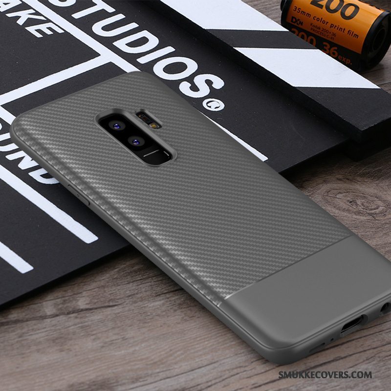 Etui Samsung Galaxy S9+ Blød Anti-fald Telefon, Cover Samsung Galaxy S9+ Tasker Trend Rød