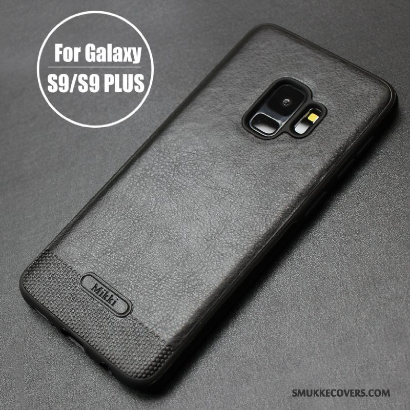 Etui Samsung Galaxy S9+ Blød Business Simple, Cover Samsung Galaxy S9+ Læder Telefon