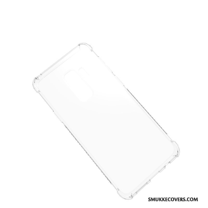 Etui Samsung Galaxy S9+ Blød Gennemsigtig Telefon, Cover Samsung Galaxy S9+ Tasker Sort Simple