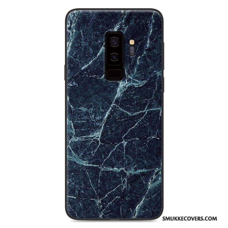 Etui Samsung Galaxy S9 Blød Nubuck Træ, Cover Samsung Galaxy S9 Beskyttelse Anti-fald Hvid