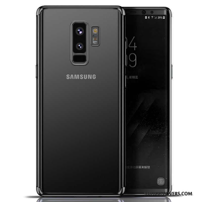 Etui Samsung Galaxy S9 Blød Rød Gennemsigtig, Cover Samsung Galaxy S9 Tasker Telefonanti-fald