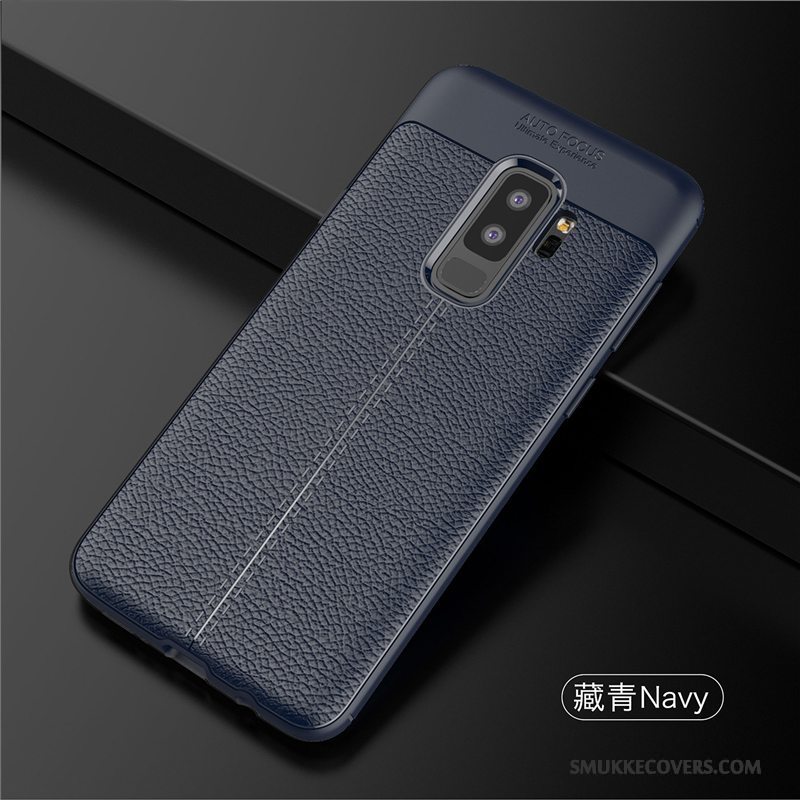 Etui Samsung Galaxy S9+ Blød Sort Telefon, Cover Samsung Galaxy S9+ Tasker Anti-fald Ny