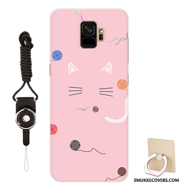 Etui Samsung Galaxy S9 Blød Tilpas Blå, Cover Samsung Galaxy S9 Kreativ Mønster Af Personlighed