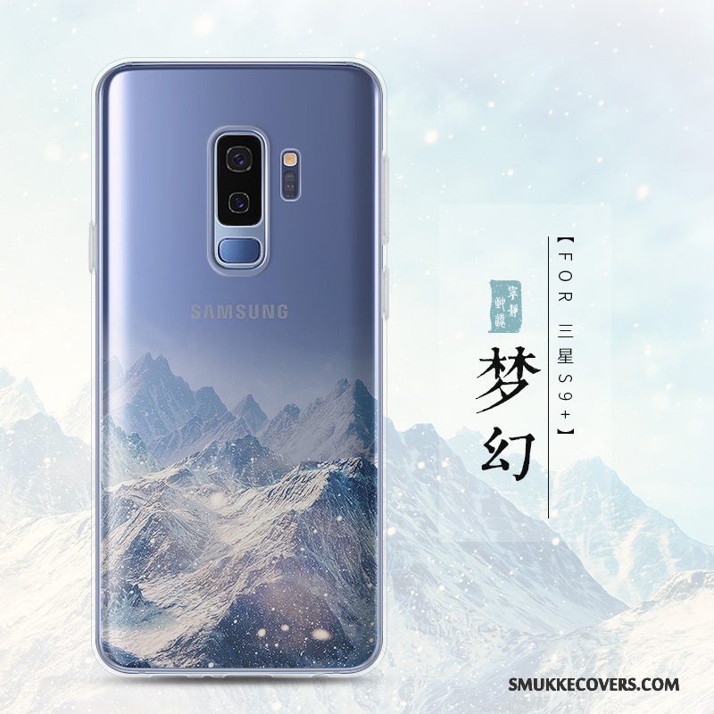 Etui Samsung Galaxy S9+ Blød Trend Gennemsigtig, Cover Samsung Galaxy S9+ Beskyttelse Telefonanti-fald