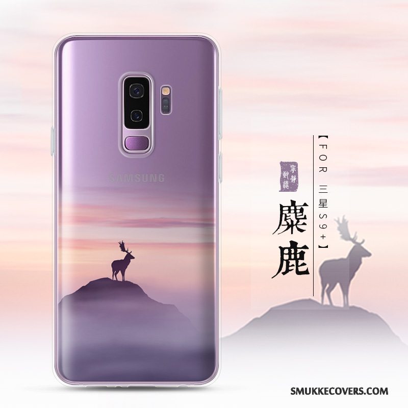 Etui Samsung Galaxy S9+ Blød Trend Gennemsigtig, Cover Samsung Galaxy S9+ Beskyttelse Telefonanti-fald