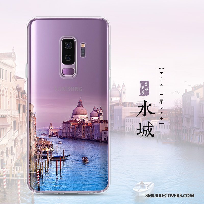 Etui Samsung Galaxy S9+ Blød Trend Gennemsigtig, Cover Samsung Galaxy S9+ Beskyttelse Telefonanti-fald