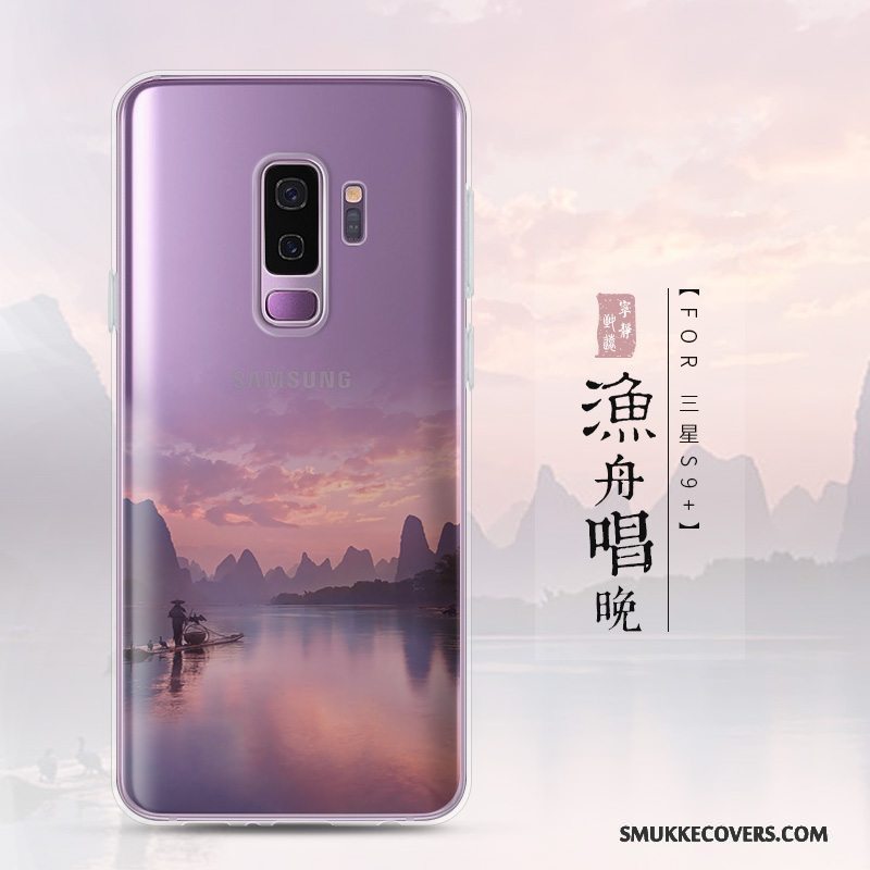 Etui Samsung Galaxy S9+ Blød Trend Gennemsigtig, Cover Samsung Galaxy S9+ Beskyttelse Telefonanti-fald