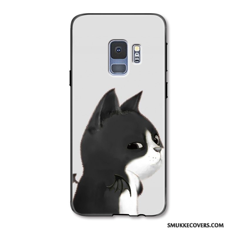 Etui Samsung Galaxy S9+ Cartoon Grå Elskeren, Cover Samsung Galaxy S9+ Beskyttelse Anti-fald Angel