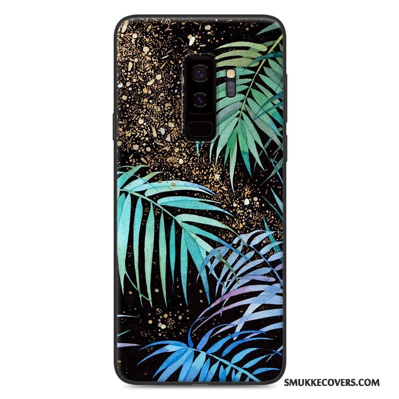 Etui Samsung Galaxy S9 Cartoon Lyserød Telefon, Cover Samsung Galaxy S9 Blød Nubuck