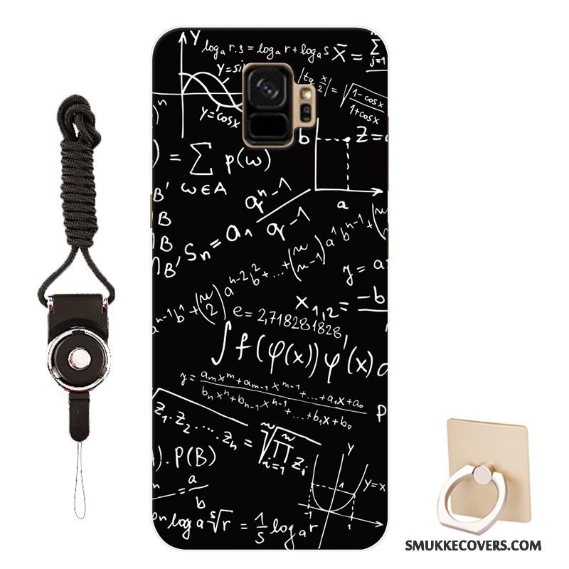 Etui Samsung Galaxy S9 Cartoon Sort Af Personlighed, Cover Samsung Galaxy S9 Blød Mønster Telefon