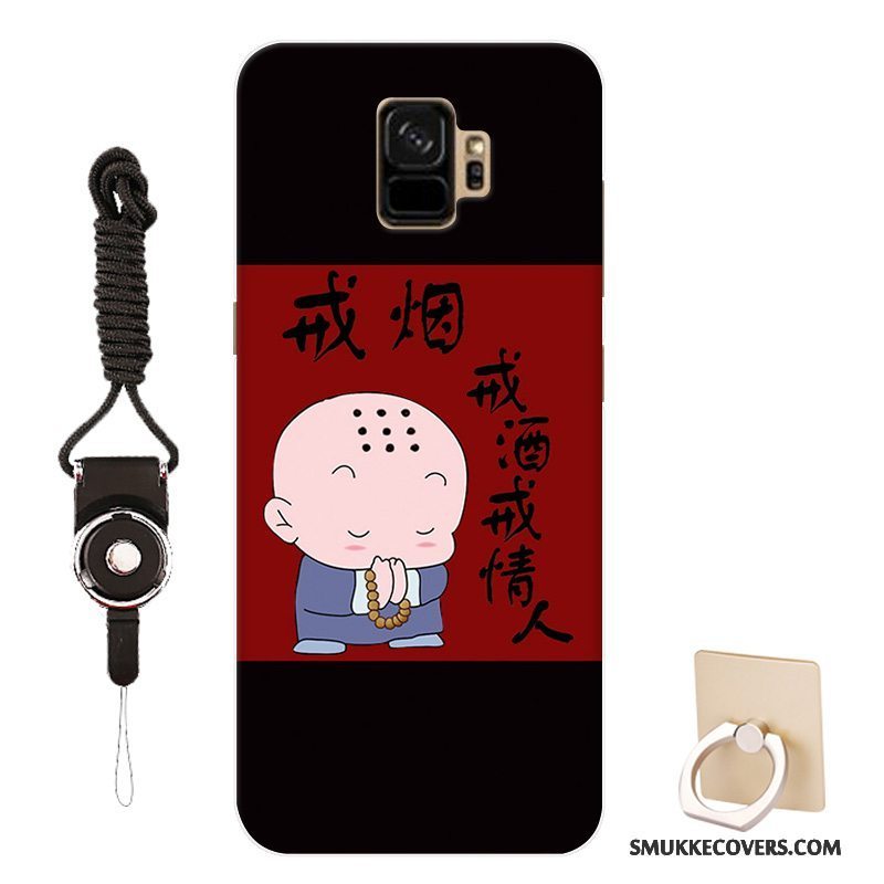 Etui Samsung Galaxy S9 Cartoon Sort Af Personlighed, Cover Samsung Galaxy S9 Blød Mønster Telefon